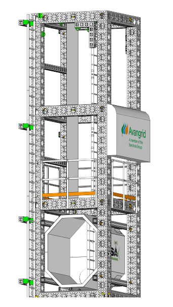 Fall protection tower