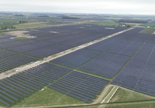 Powell Creek aerial shot